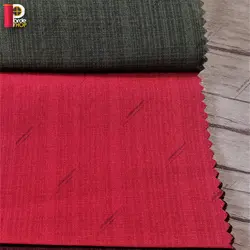 پرده پانچی آماده تور کتان رنگ قرمز ارتفاع 280 سانتی متر - پرده شاپ