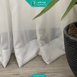 پرده حریر مات مدل چین دار همراه نوار و دوخت (دارای رنگبندی) - پرده شاپ