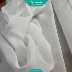 پرده حریر مات مدل چین دار همراه نوار و دوخت (دارای رنگبندی) - پرده شاپ