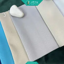 پرده آستر بلک اوت مدل ساده رنگ طوسی روشن همراه دوخت و نوار - پرده شاپ