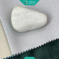 پرده آستر بلک اوت مدل ساده رنگ طوسی روشن همراه دوخت و نوار - پرده شاپ