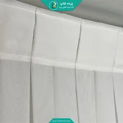 چوب پرده ریلی ساده سفید - پرده شاپ