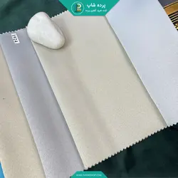 پرده آستر بلک اوت مدل ساده رنگ شیری همراه دوخت و نوار - پرده شاپ