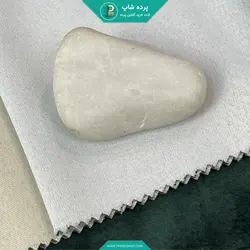 پرده آستر بلک اوت مدل ساده رنگ سفید همراه دوخت و نوار - پرده شاپ