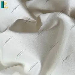 آستر پرده معمولی مات رنگ شیری روشن همراه دوخت و نوار - پرده شاپ