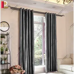 پرده پانچی ساتن براق نوک مدادی - پرده شاپ