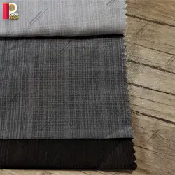 پرده پانچی تور کتان برند ParsDecor رنگ نوک‌مدادی - پرده شاپ
