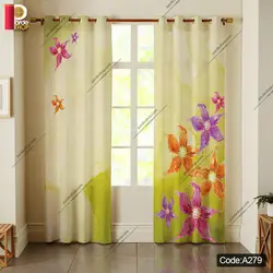 پرده پانچی چاپی کد A279 - پرده شاپ