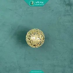 قپکی(سری) چوب پرده پانچی رنگ طلایی - پرده شاپ