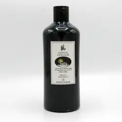 رنگ اکریلیک پارلا  500 میل – مشکی