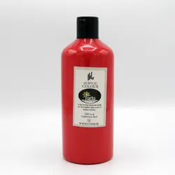 رنگ اکریلیک پارلا 500 میل – قرمز کادمیوم