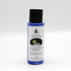 رنگ اکریلیک پارلا 60 میل – آبی الترامارین