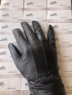 دستکش چرم طبیعی موتور سواری برند ماراتون