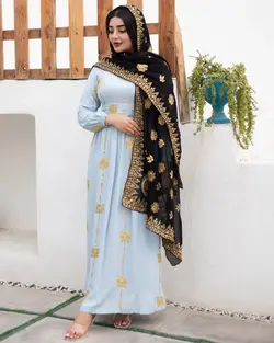 لباس بندری نخی کمرچین mp108