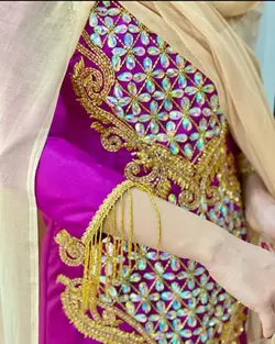 لباس بندری ملیله‌ای با کریستالmp120