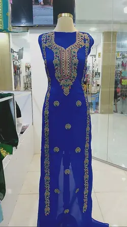 لباس بندری نگینی پر کار ml1125