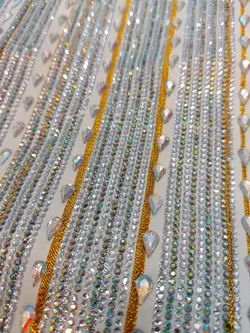 لباس عربی با پارچه تمام زر دوز شده جوهرا pn110