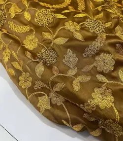 پارچه ساتن مجلسی سوزن دوزی gm103