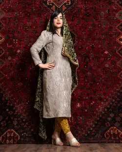 پارچه نخی سیم دوزی h109