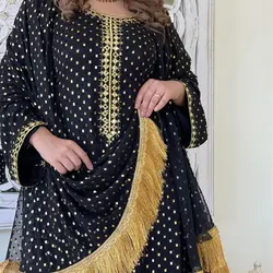 لباس زری دار کد cn121