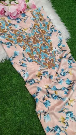 لباس مجلسی پر نگین cn106