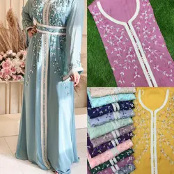 پیراهن مجلسی زنانه با کمربند  cn406