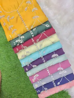 لباس ملیله و کریستال cn101