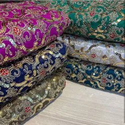 پارچه تافته خرجکار مانتویی mi107