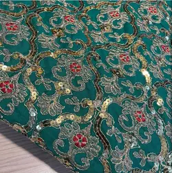 پارچه تافته خرجکار مانتویی mi107