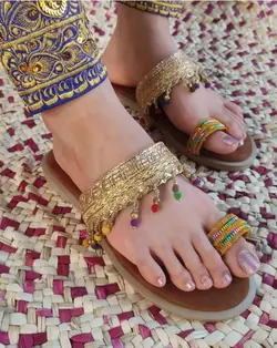 صندل سنتی  زنانه مدل هندی  sa101