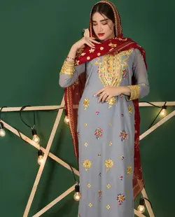 پیراهن مجلسی زنانه حریر ml105