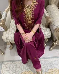 کفتان مجلسی و شیک گلدوزی شده ml113