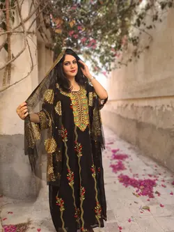 ماکسی مجلسی شیک زنانه ml110