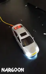 ماکت ماشین چراغ دار نارگون مدل N208