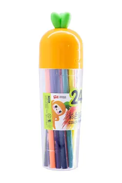 مداد رنگی 24 رنگ طرح هویج