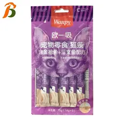 بستنی گربه ونپی طعم ماهی سالمون بسته 5 عددی