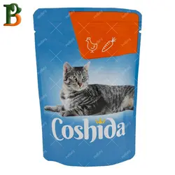 پوچ گربه کوشیدا طعم مرغ و هویج 100 گرمی