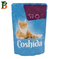 پوچ گربه کوشیدا طعم گوشت گوساله و گوجه فرنگی 100 گرمی