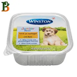 ووم توله سگ وینستون طعم گوشت و برنج 150 گرمی