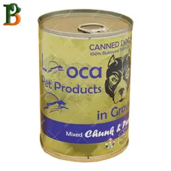 کنسرو سگ لوکا طعم گوشت و کدو 425 گرمی