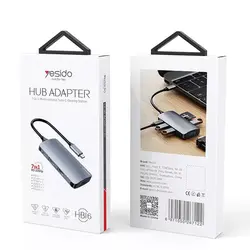 هاب 7 پورت USB یسیدو مدل HB16