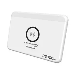 پاور بانک کانفلون با قابلیت شارژ بی سیم مدل PS-02 ظرفیت 25000 میلی آمپر ساعت