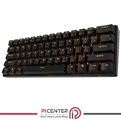 کیبورد گیمینگ مکانیکال RK ROYAL Wired/Wireless LED KLUDGE RK61 61 Keys