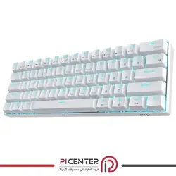 کیبورد گیمینگ مکانیکال RK ROYAL Wired/Wireless LED KLUDGE RK61 61 Keys