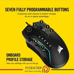 موس گیمینگ کورسیر Corsair Glaive PRO RGB Optical
