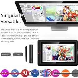 قلم نوری ایکس پن XP-PEN Artist15.6 Pro 15.6 Inch Drawing Pen Display