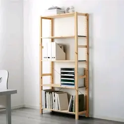 کتابخانه چوبی عمق 30 سانت