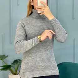 بافت یقه اسکی نخ ترک