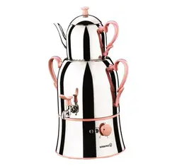 سماور برقی کرکماز صورتی مدل Nosta Mega A338