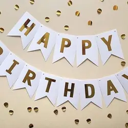 ریسه کاغذی هپی برد دی سفید